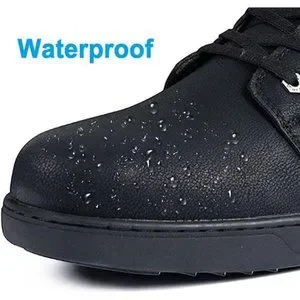 Shoes | Mens Breathable Biker Boots Faux Leather Lace Up  display picture 3